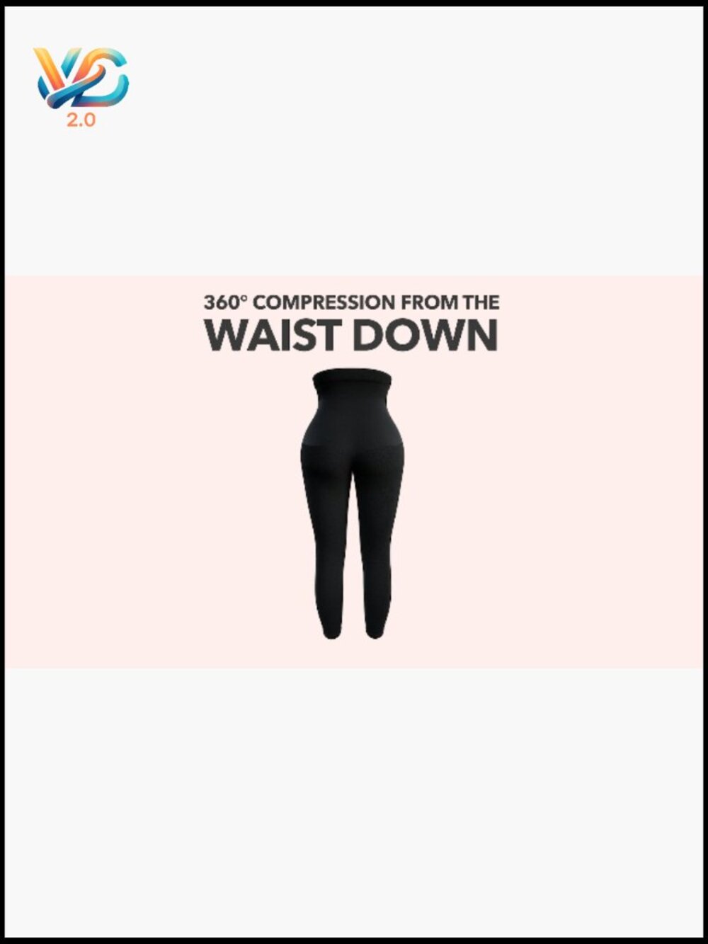 High Waisted Tummy Control Compression Leggings Shapewear Non See Through - Picture 7 of 7